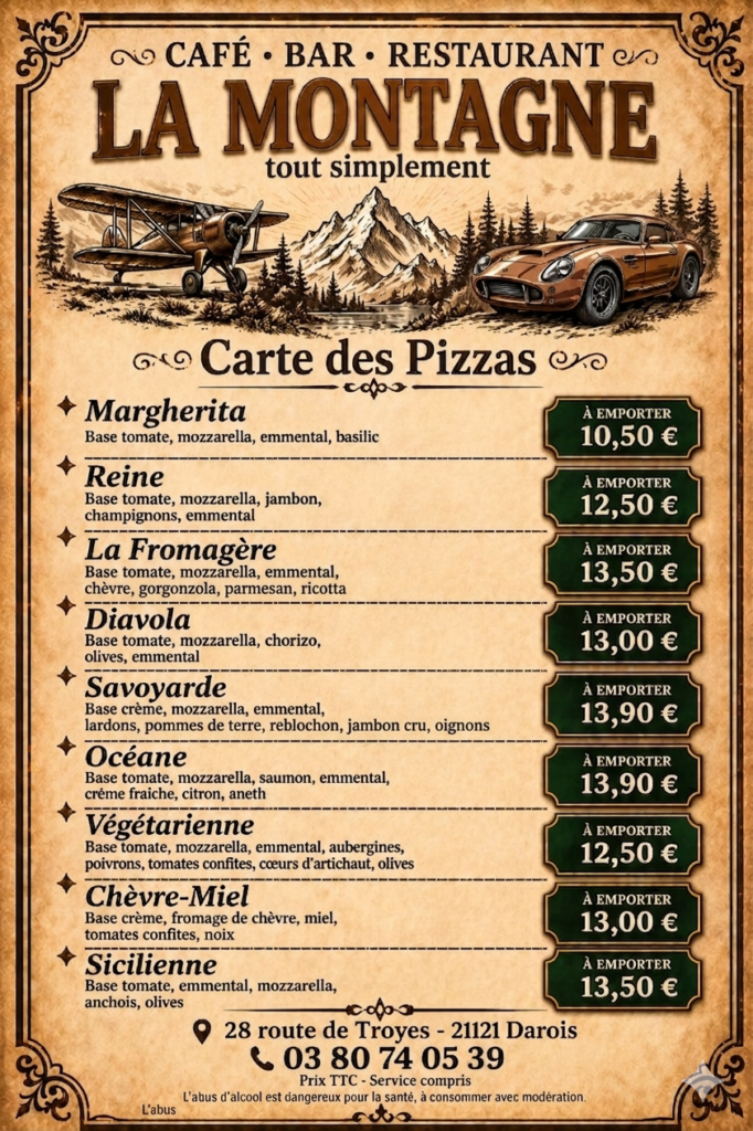 pizza a jour